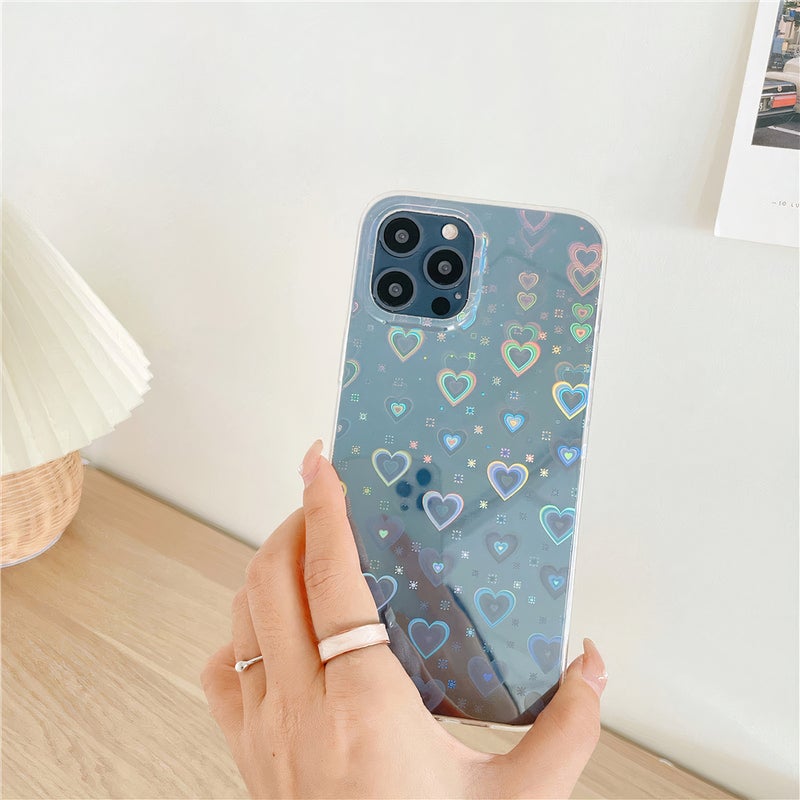 Holographic Hearts Case